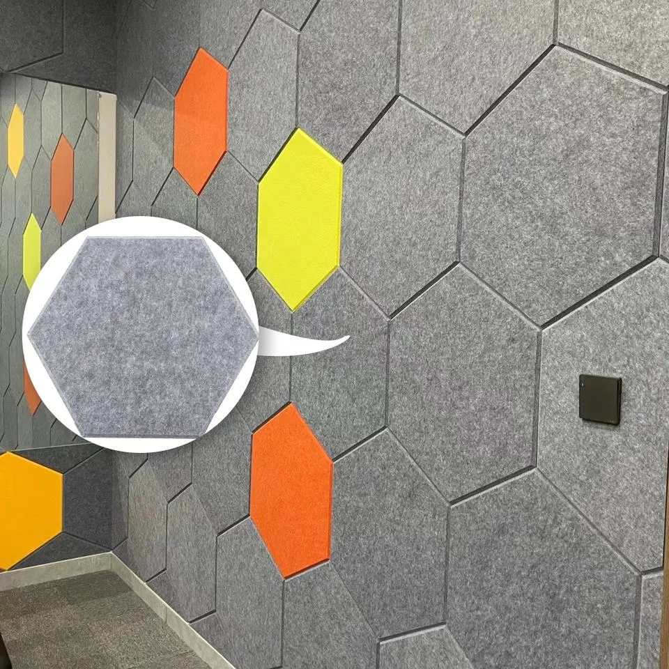 Office Ceiling Panels 100% Recycle Polyester Fiber Customized Shape Pet Acoustic Panel