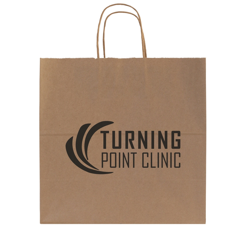 Custom Craft Paper Bag for Carry out Apparel with Handles