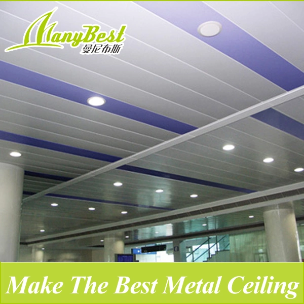 Decorative Aluminum Ceiling Panels Linear Aluminum Ceiling Tiles