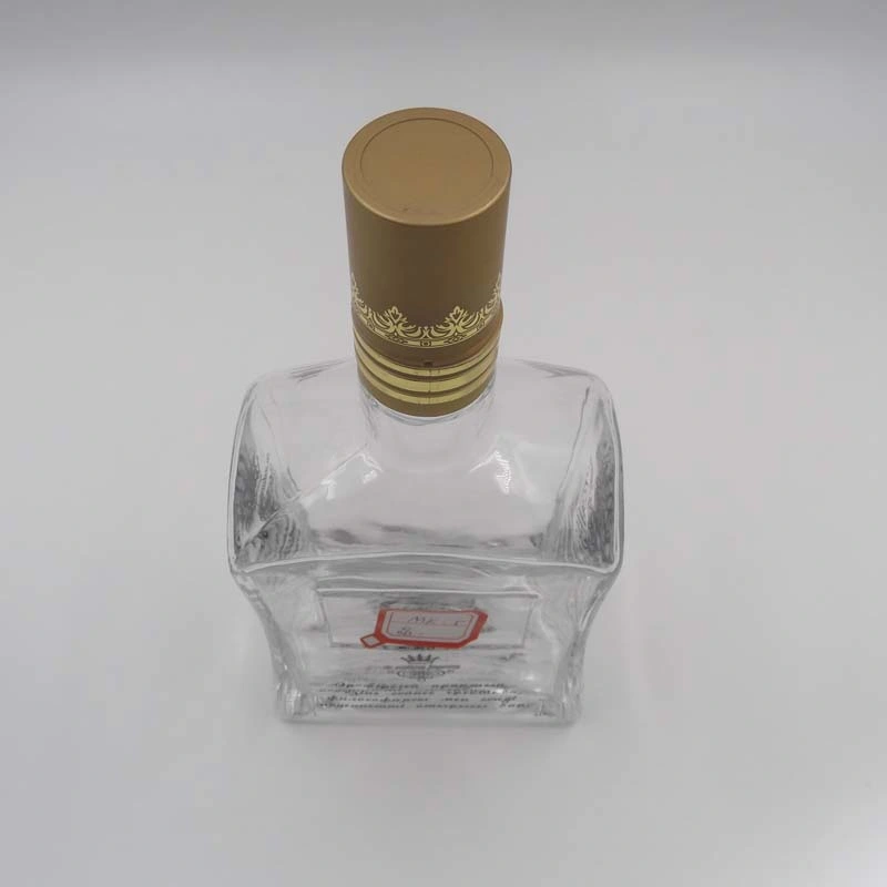 Vodka Glass Bottle, Whiskey Glass Vessel Made in China