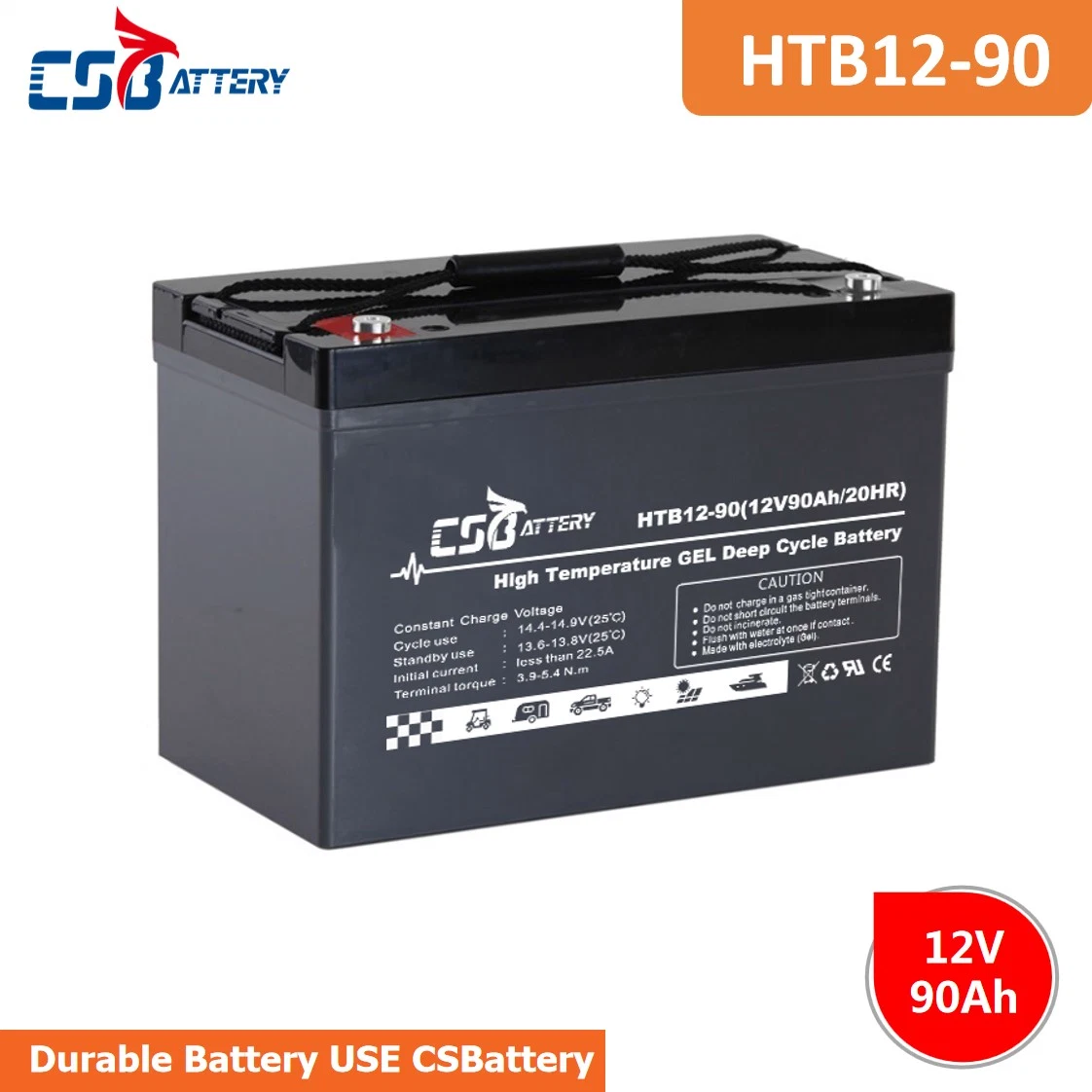 Csbattery 12V85ah Bateria Rechargeable Deep Cycle Gel Battery for Electric-Powered-Vehicles/Wheel-Chairs/Power-Tools/Ada