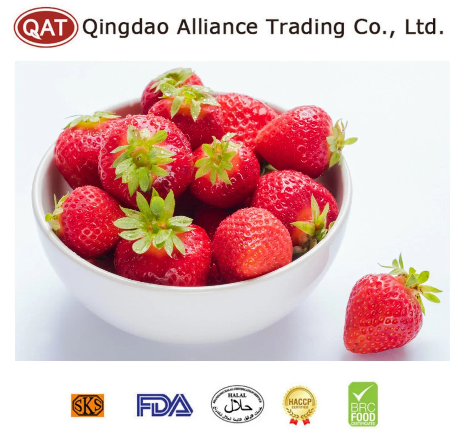 New Crop Top Quality IQF Fruit Frozen Whole Strawberry with Competitive Price