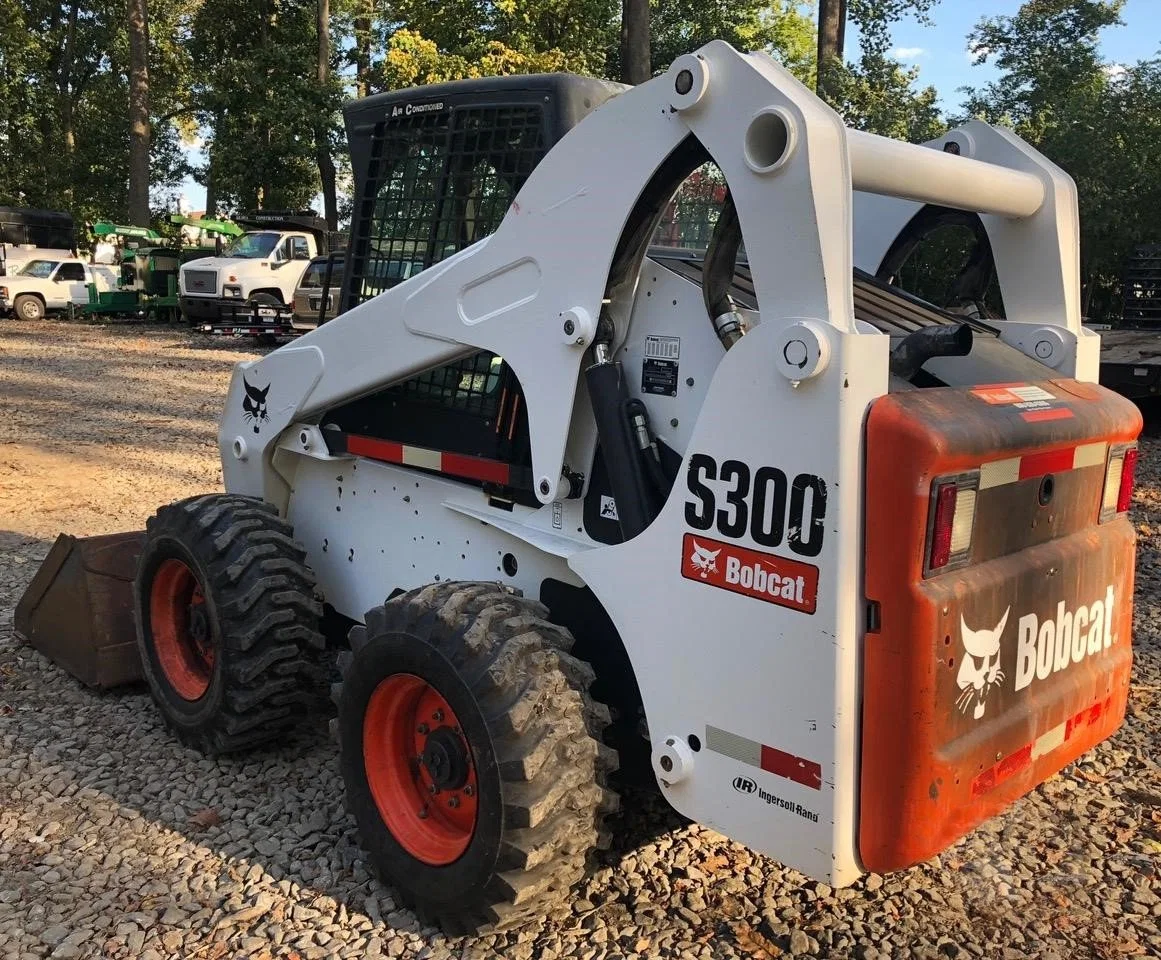 Bobcat usado S300 horas de trabajo bajas para la venta Skid Steer Cargador Mini Loader S130 S160 S185 en stock