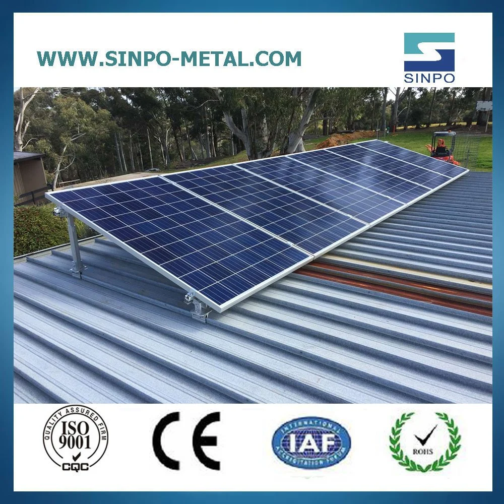 Roof Solar Panel Mounting Bracket with Adjustable Angle for Flat Concrete Rooftop Barbados Photovoltaic Power Plants