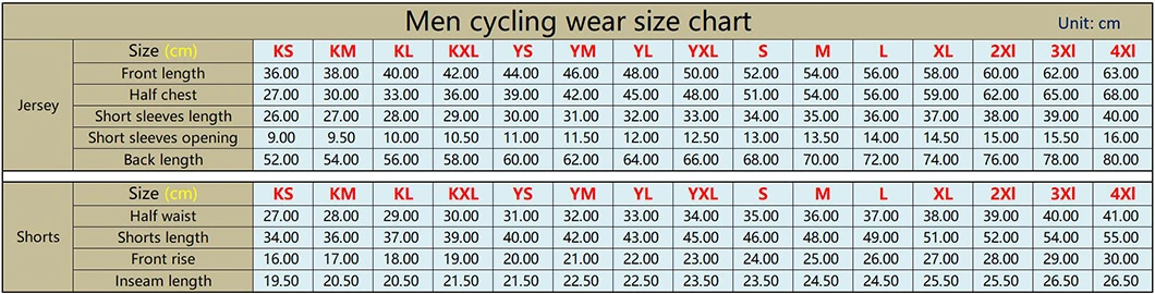 Comercio al por mayor Mens bicicleta profesional de diseño personalizado ropa cremallera completa Cycling Jersey Culotte