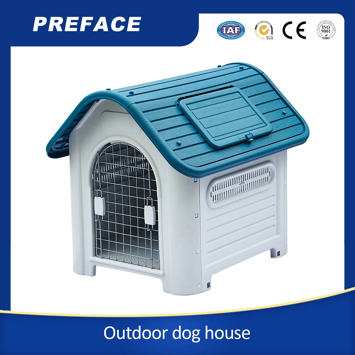 Eco-Friendly Waterproof Cheap Modern XL XXL Big Mini Small Large Outdoor Indoor Luxury Plastic Cat Pet Dog House