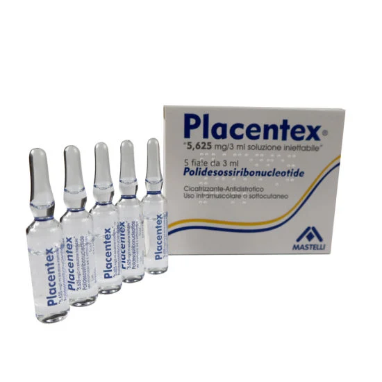 Marca italiana Placentex rejuvenecimiento de la piel 5.625mg/3ml de relleno dérmico de la reparación facial inyectable