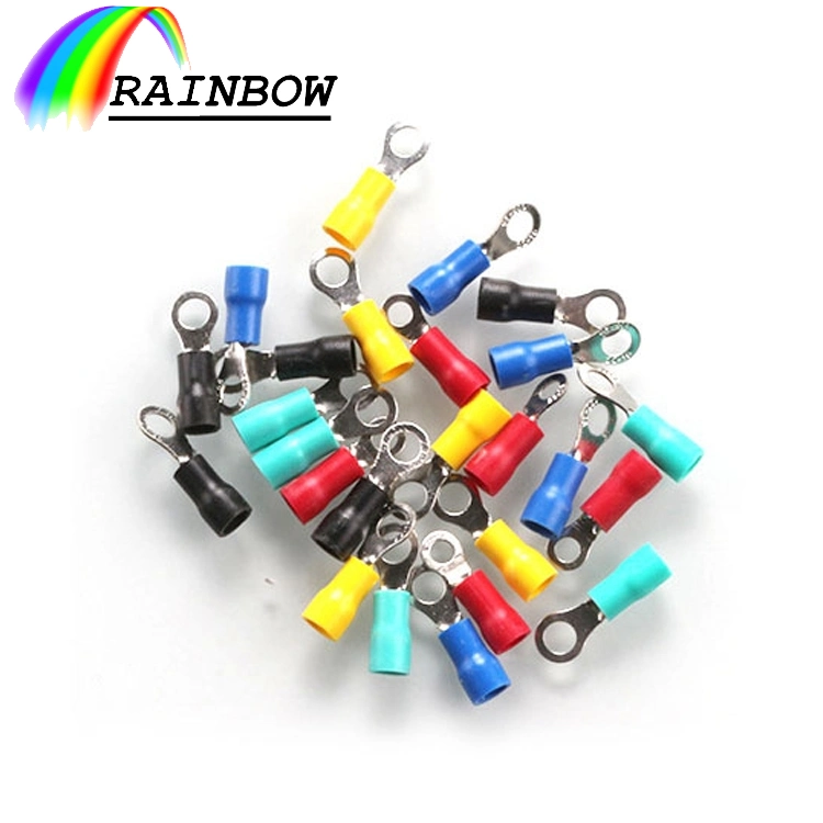 Bottom Price Accessories Yellow/Blue/Red RV Insulated Copper/Brass Cable Lug Electric Crimp/ Pre-Insulated Ring Terminals/Connectors