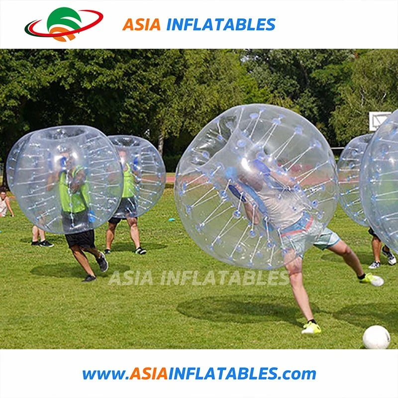 Inflables más populares de las bolas de paragolpes, caliente el cuerpo de bola Zorb inflables para niños y adultos.