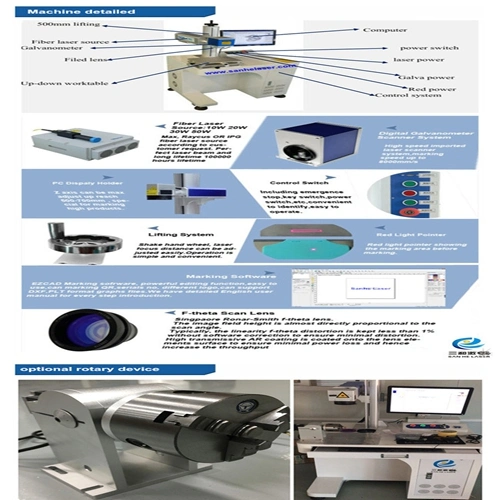 Faserlaser-Markiermaschine für Metall