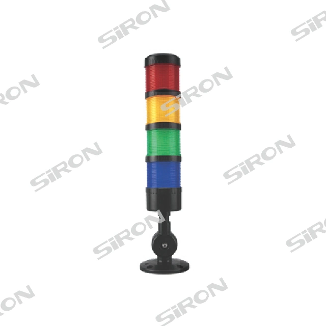 Siron D014 Bendable Five Color LED Tower Light Multi-Functional LED Signal Warning Light RS485 Intelligent Signal Light