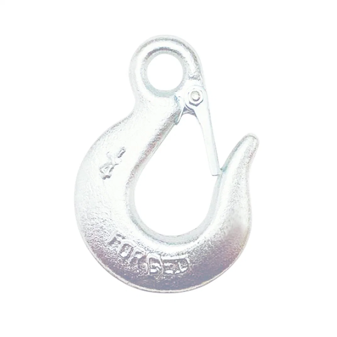 Closed Die Drop Forging Alloy Steel Construction Lifting Equipment Spare Parts Eye Hoist Hooks Grab Hook