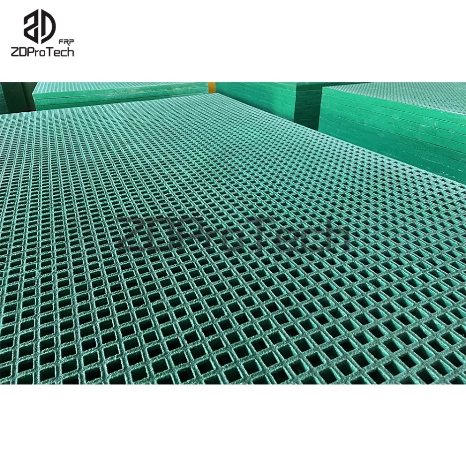 Steel Structure with FRP Gratings to Applicate at Outdoor Flooring or The Sea Scene