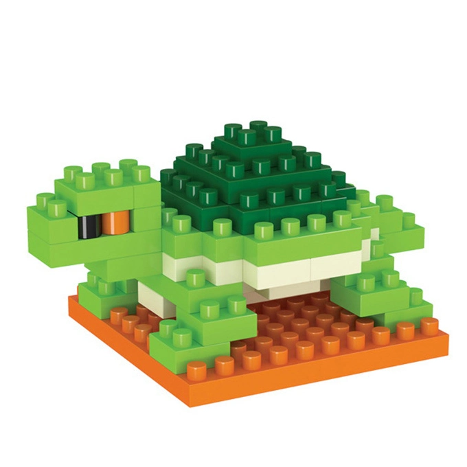 Puzzle kleine Bausteine Micro Brick Tiere DIY Block Cartoon