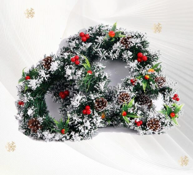 Pure Handmade Simulation Christmas Tree Decorations Ornament Christmas Wreath