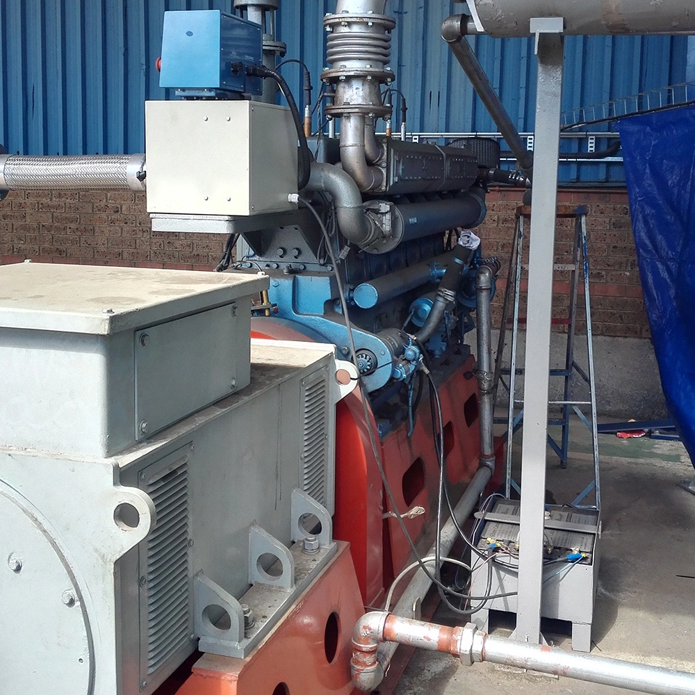 300kw/ 500kw/ 800kw Palm Kernel Shell Straw Husk Biomass Gas Generator