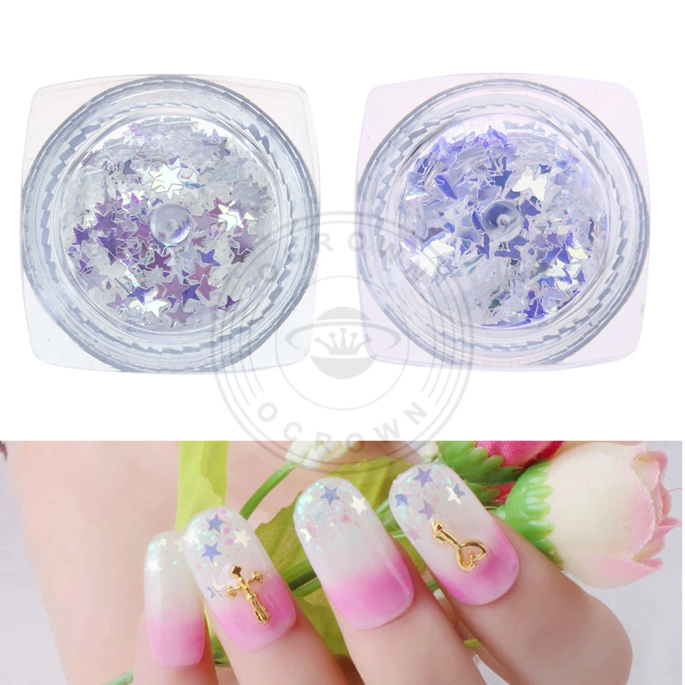 Las uñas de acrílico de camaleón Polvo Glitter hojuelas para decoración Nail Art