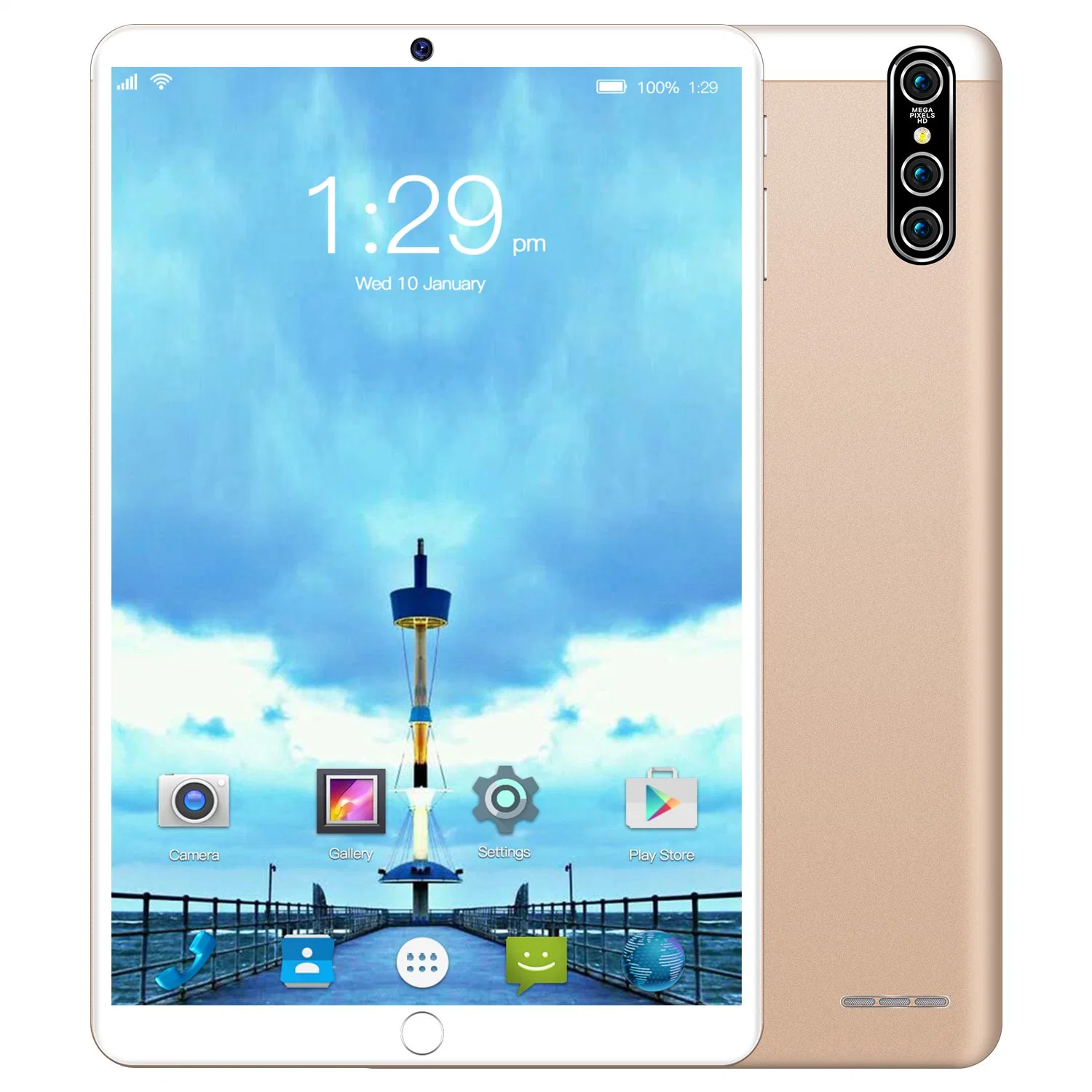 Nouvel élément10.1 inch 4G Android Tablet Onglet, OEM / ODM Tablet PC avec de gros bon prix double carte SIM