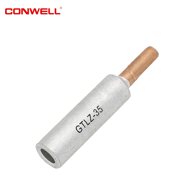 Tubo de ligação cobre-alumínio/conector do cabo bimetálico/terminal de pino bimetálico