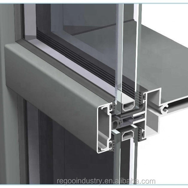 Spezielles S6000 Aluminium Profil für Aluminium Türen und Fenster