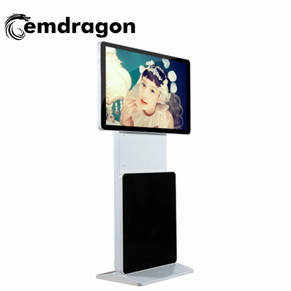 43 Inch Rotation Floor Stand Display Indoor Advertising Player LED Digital Signage for Factory Advertising Full HD 3G WiFi Ad Player Video Download Display