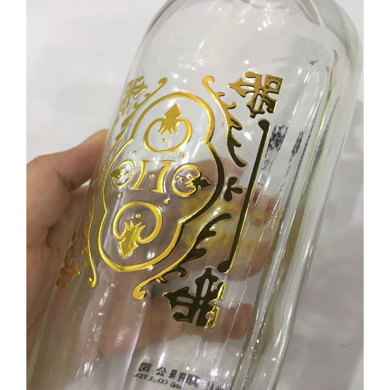 Shunde Yincai Wine Aluminum Bottle Custom Sticker Decals, Waterproof Water Transfer Paper for Wine Bottle Accessories, Glass Bottle for Honey