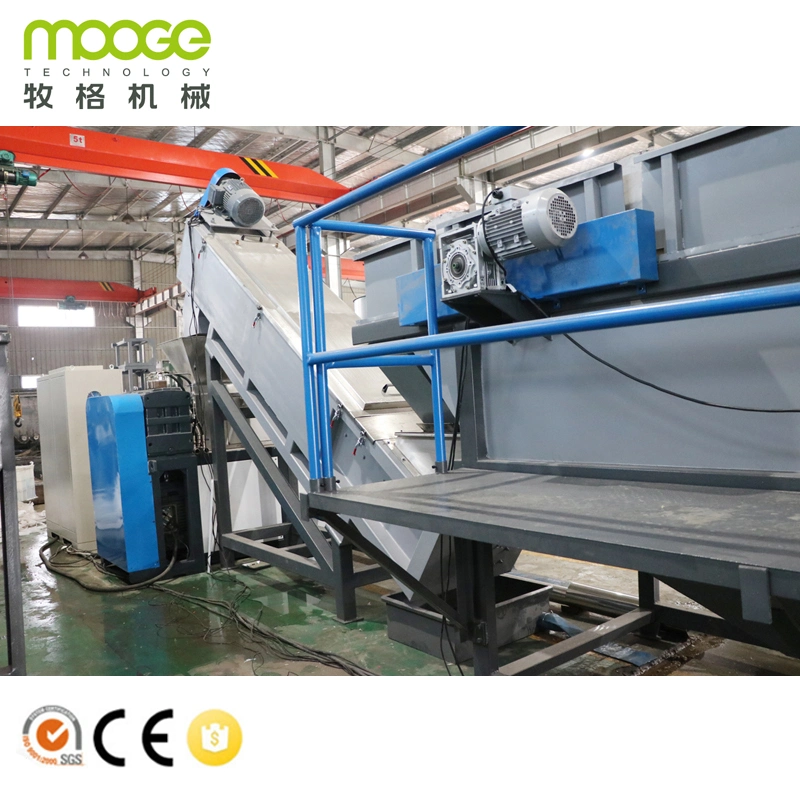 PP PE Waste Film Plastic Recycling Machinery Plastic Washing Machine Line For Mulching Film