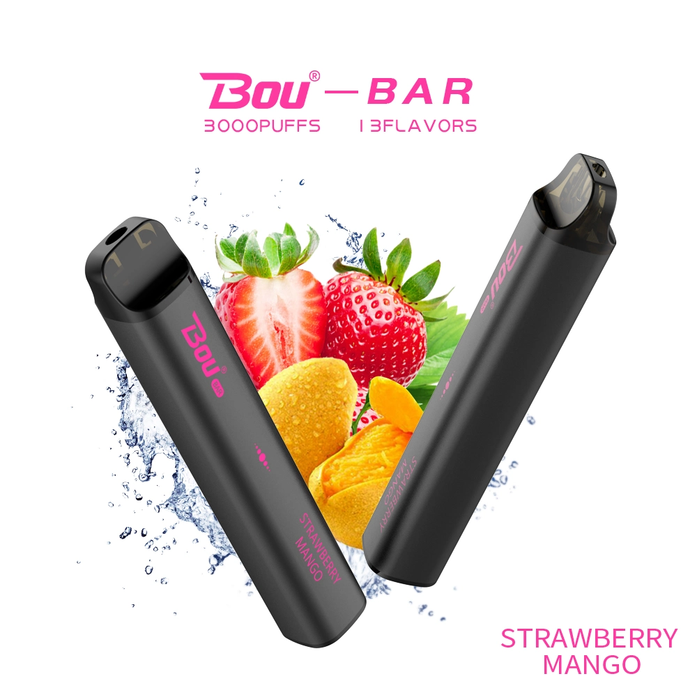 Wholesale/Supplier Disposable/Chargeable Vape Pen 3000 Puffs 5% Nicotine Bou Bar E Cig Vape13 Flavors in Stock