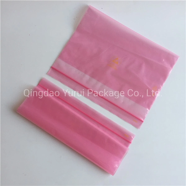 Custom Available Antistatic LDPE Bag ESD Pink PE Bag