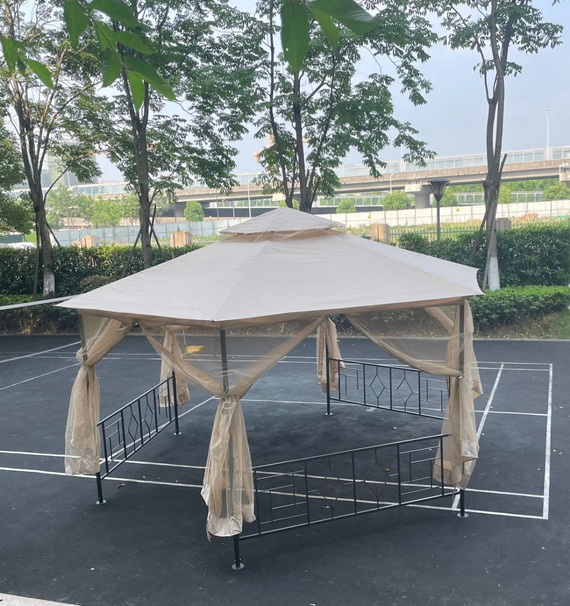 Outdoor Furniture Camping Tent Steel PE Folding Gazebo