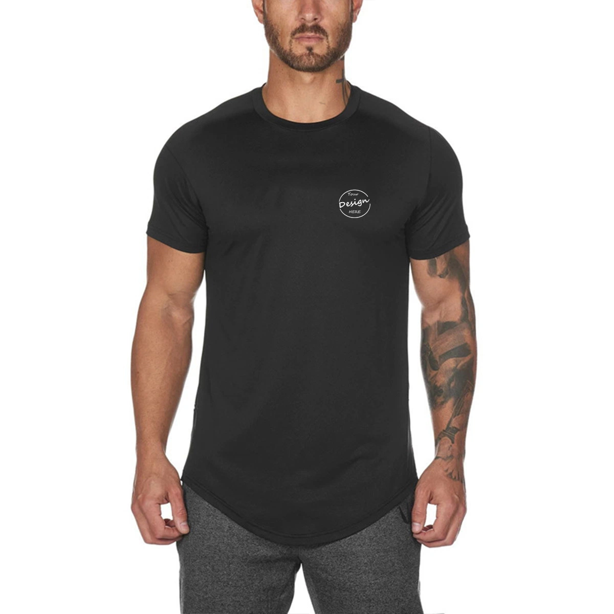 Alta calidad Custom Wholesale Quick Dry Camouflage Camiseta Vintage Slim FIT Sport Gym Performance Camisetas de caza de camuflaje