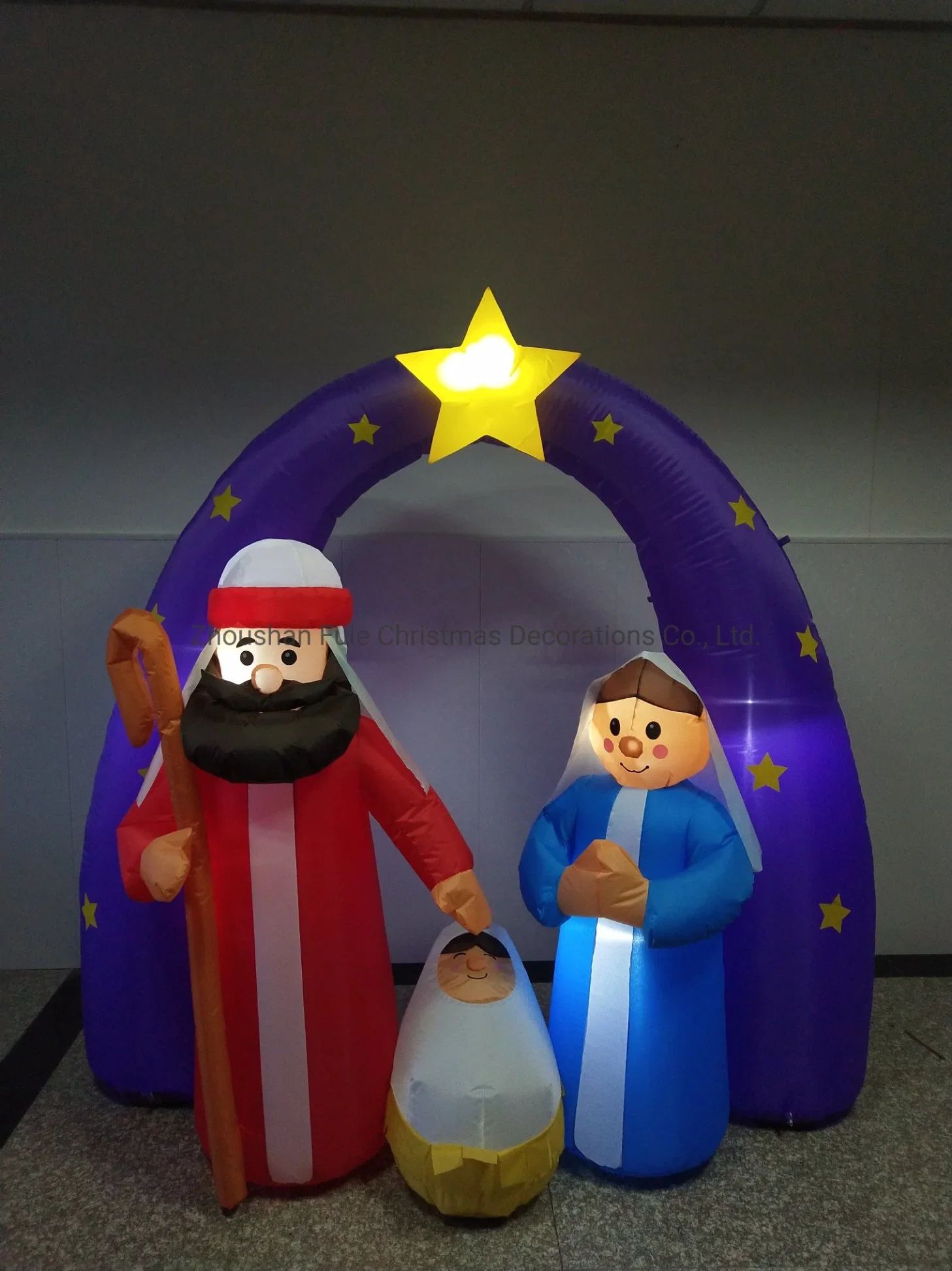 Inflatable Holy Family for Christmas Decor