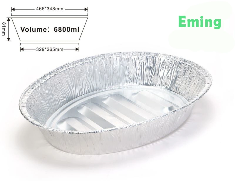 750ml 950ml 1300ml Round Disposable Aluminum Pans Wholesale/Supplierr