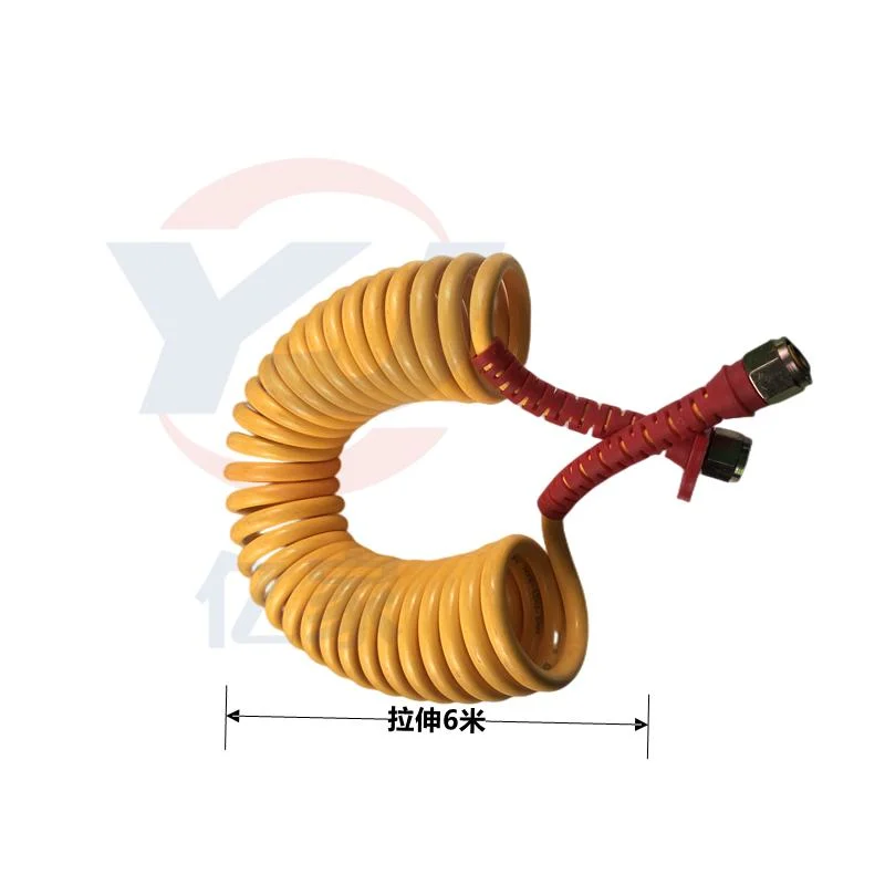 PU Polyurethane Pneumatic Coil Air Spiral Hose Pipe Set