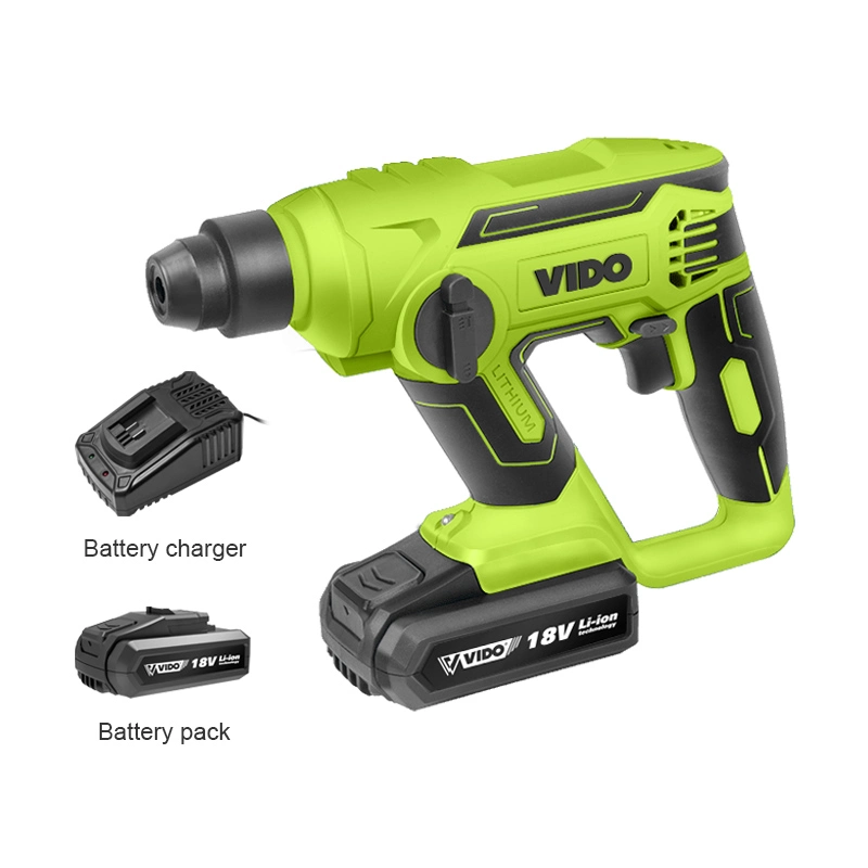 Wd041310180 Vido Professional Industril Litium Cordless Rotary Hammer