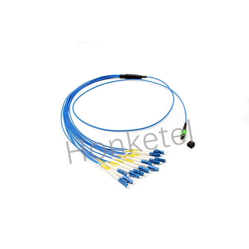 Connecteur MPO LC/SC/FC/St cordon de raccordement câble Harnessfanout monomode Fibre optique Cordon de raccordement MPO