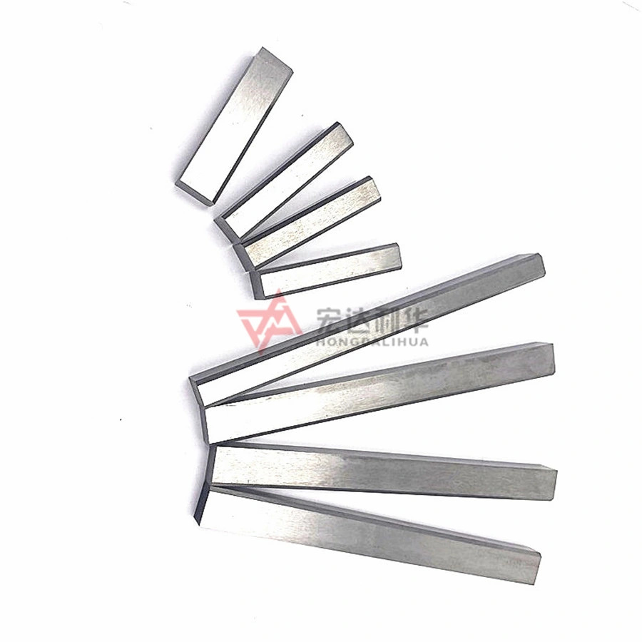 Tungsten Carbide Blade in Rectangular Shape with High Accuracy Cutting Edge