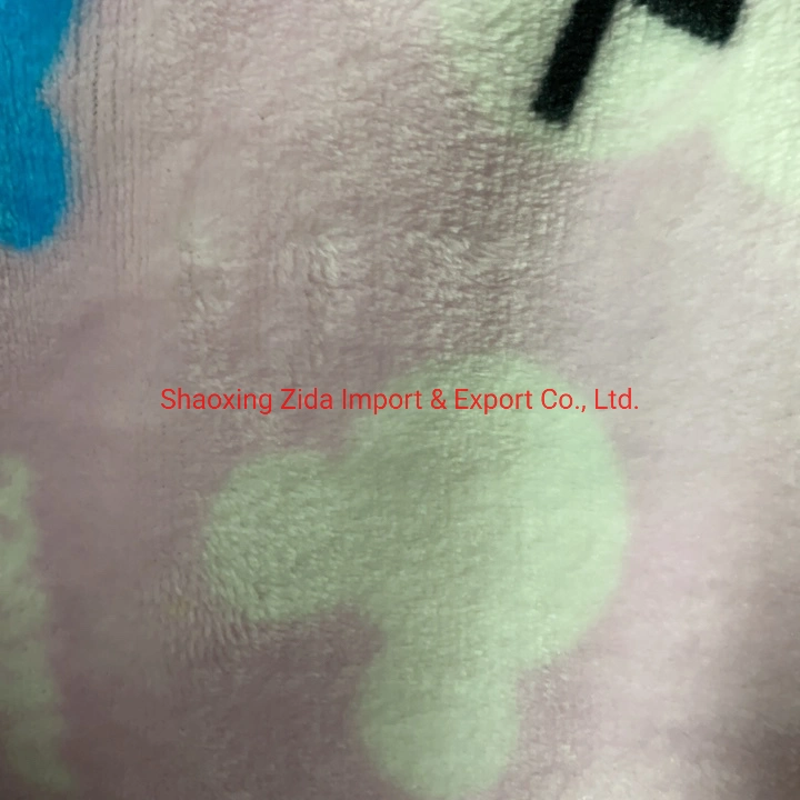 100% Polyester Double Side Flannel Printing Fabric