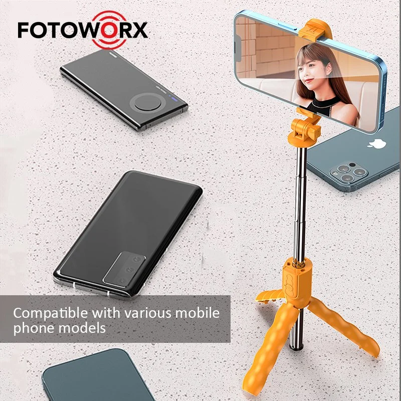 2022 Nouveau Cartoon Selfie Stick Mini trépied pour la photographie reflex numérique