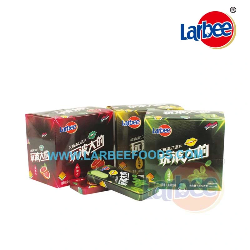 Halal Sugar-Free Fruit Mint Tablet Candy From Larbee Factory