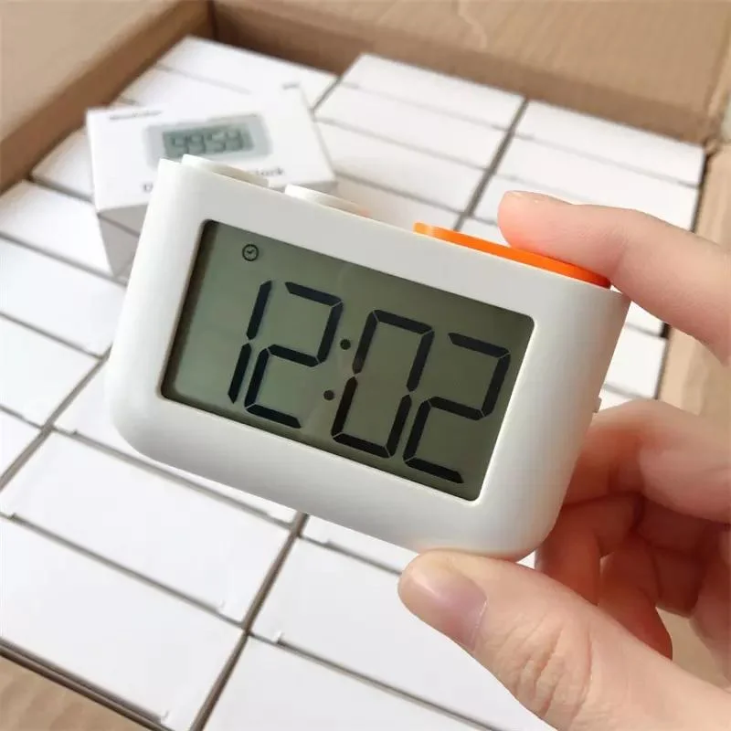 Household Timer Digital Alarm Timer Clock with Large LCD Display