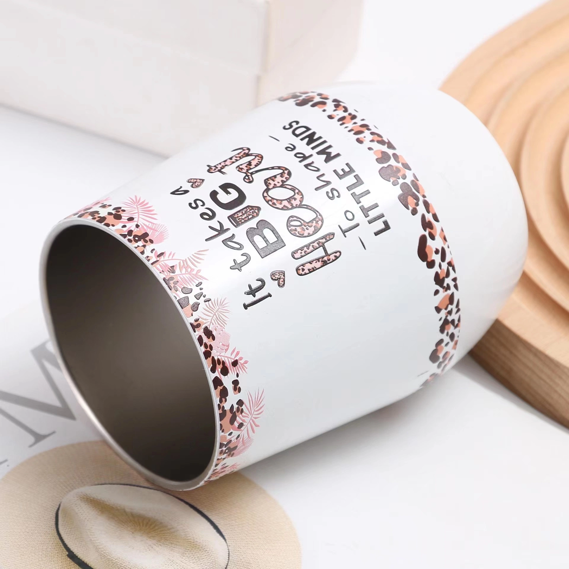 Wholesale/Supplier 12 Oz Egg Double Wall Stainless Steel Thermal Wine Tumbler Coffee Cup with Lid Customized Design