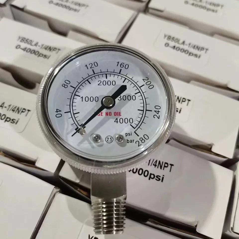 Nailok Vacuum Pressure Gauge for Nitrogen Gas Laboratory System