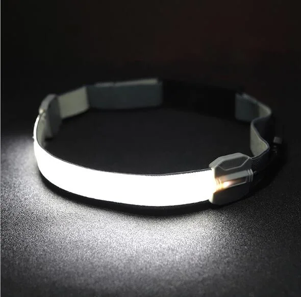 Linterna frontal LED de haz de banda ancha Elastic resistente de perfil ultrabajo