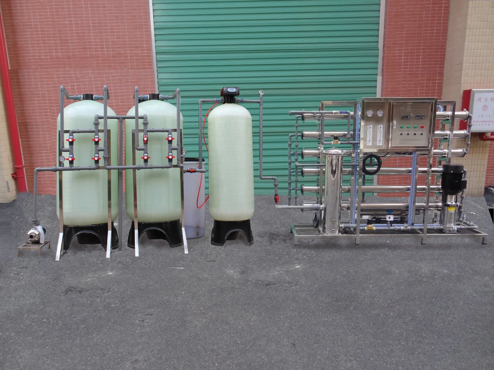 3000L/H Reverse Osmosis Deionized RO System for Cooling Tower Water Supply/Recycling System