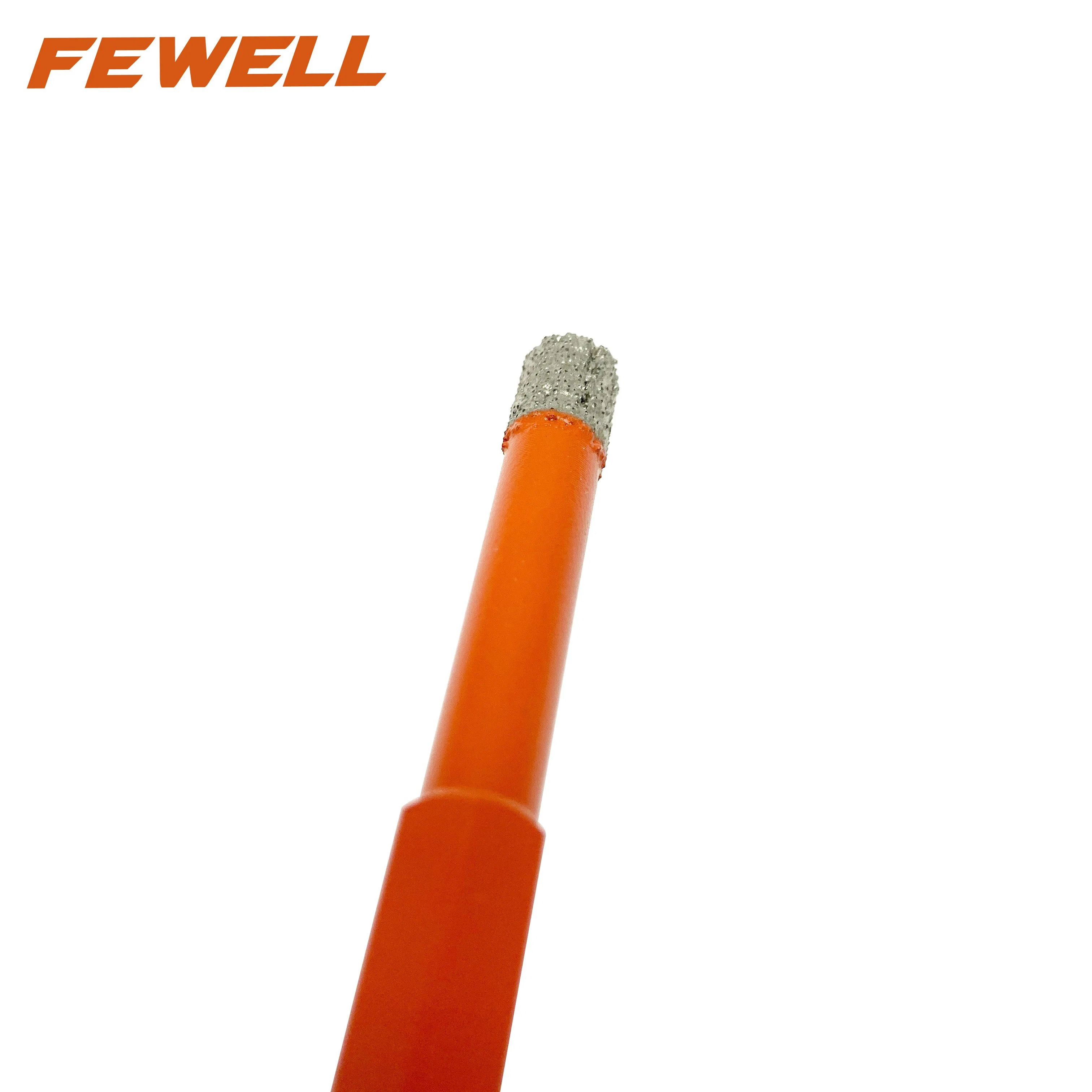 1/4'' Hex Shank Vacuum Brazed Diamond Hole Saw Diamond Core Drill Bit Dry/Wet Cutting for Masonry