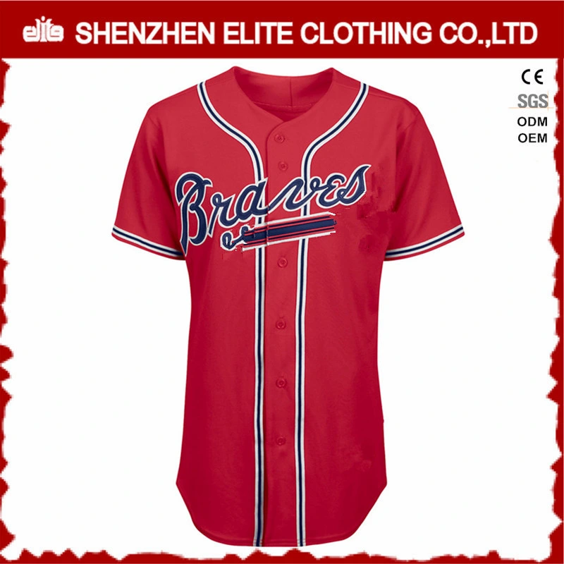 Wholesale/Supplier Customised Cheap Sublimated Baseball Jersey (ELTBJI-1)