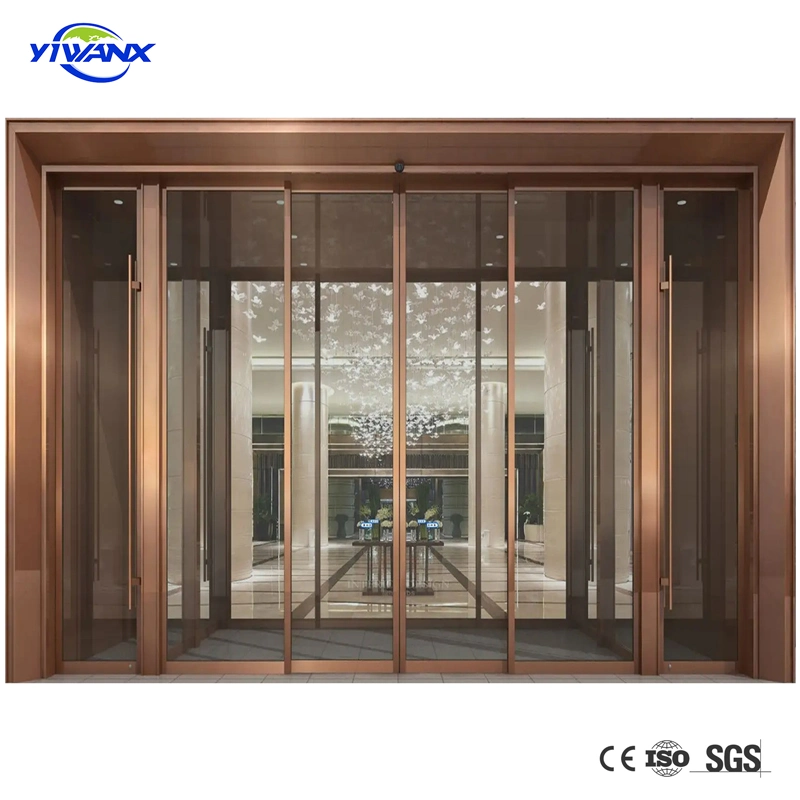 High-Grade Thermal Insulation Circuit Breaker Automatic Sliding Door for Commercial Door