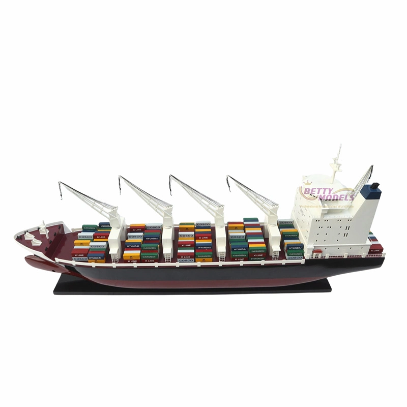 Professional 3D Container Ship Scale Model Making General Cargo Vessel Model Boat