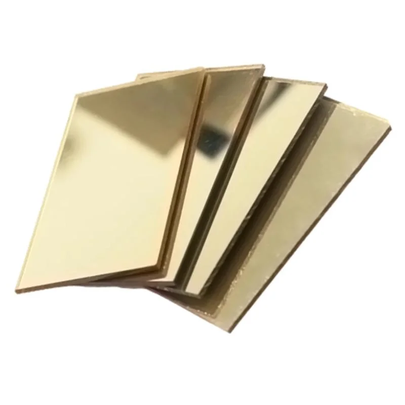 Cold Rolled Cuzn10 0.5mm Thickness Brass Sheet Copper Sheet Regular Size in Stock Brass Plate